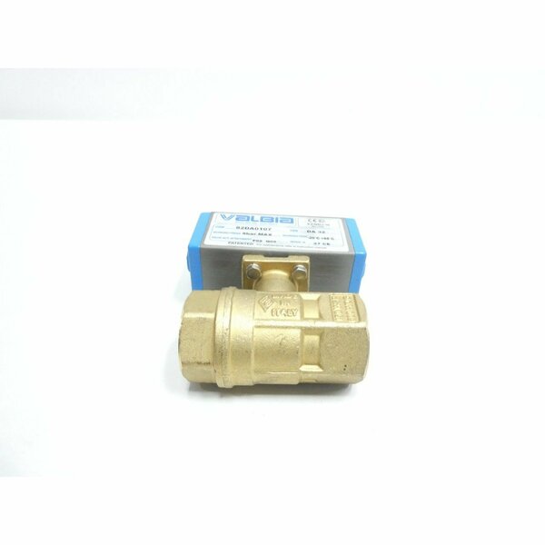 Valbia Pneumatic Brass Threaded 1In Npt Ball Valve 82DA0107